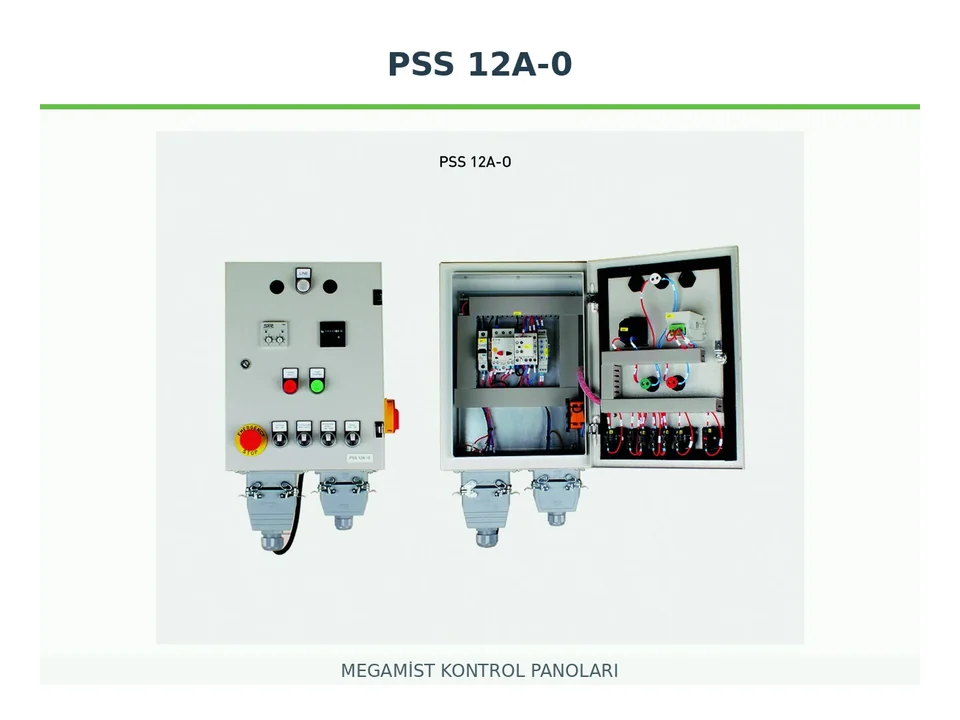 PSS 12A-0 Tek Fazlı Kontrol Panosu - MEGAMİST