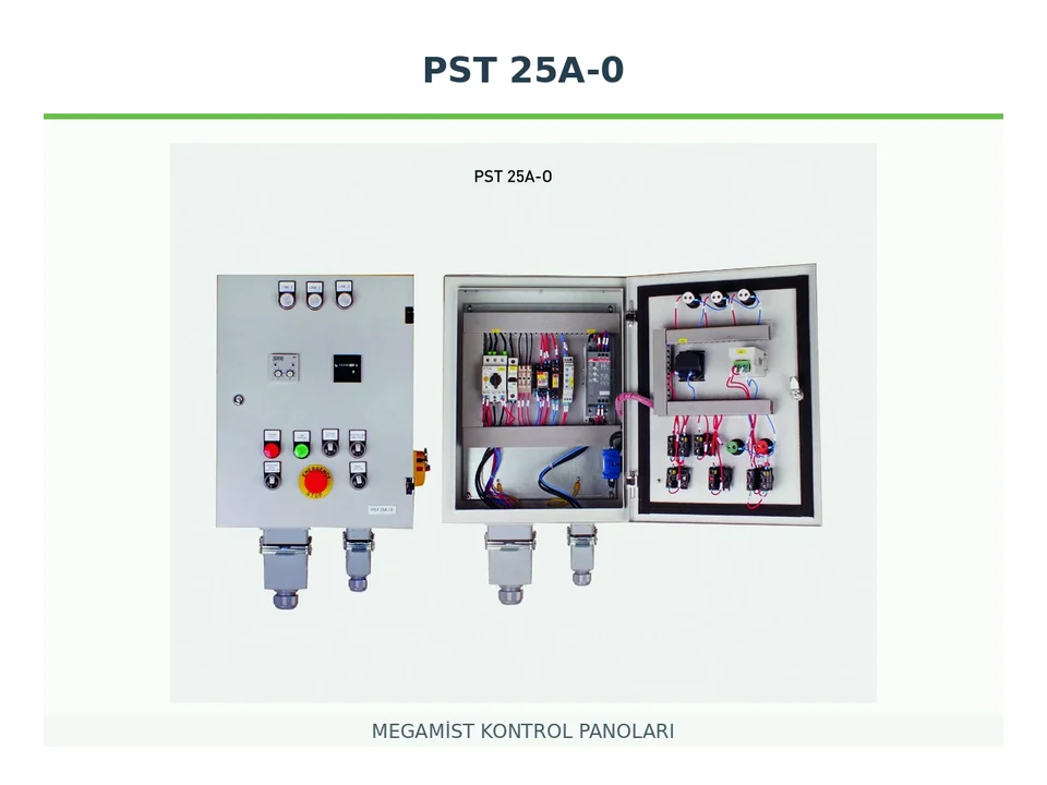 PST 25A-0 Üç Fazlı Kontrol Panosu - MEGAMİST