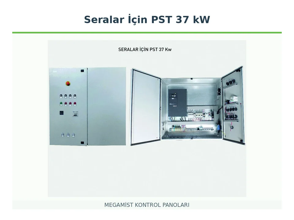 Seralar İçin PST 37 kW Frekans Kontrollü Kontrol Panosu - MEGAMİST