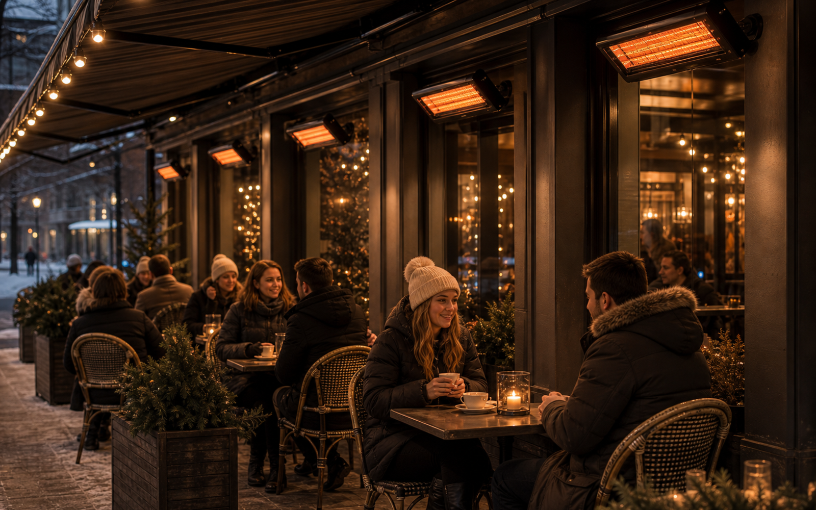 Cafe Isıtma Sistemleri uygulama görseli