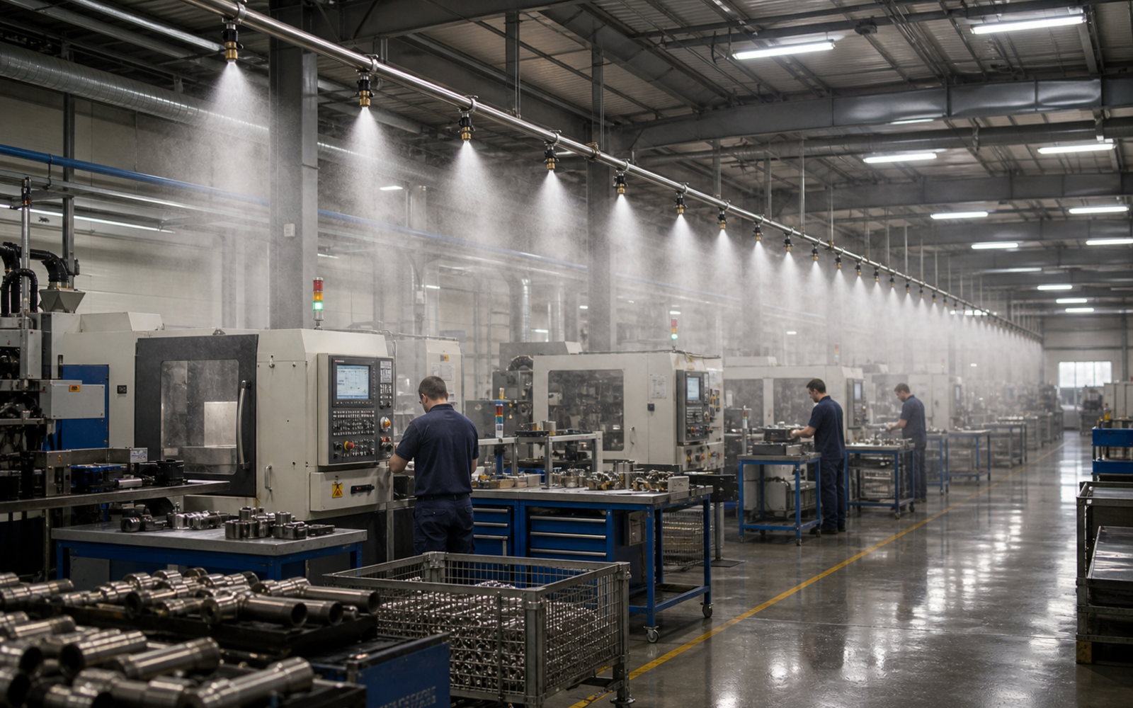 Fabrika İçi Sisleme Sistemleri uygulama görseli