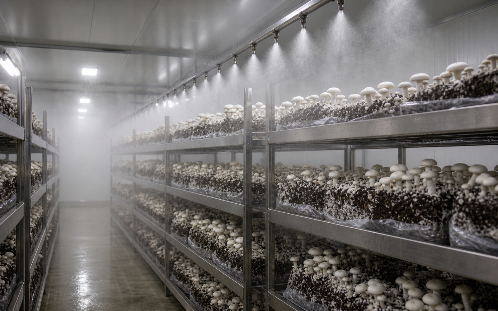 Mushroom Room Humidification application image