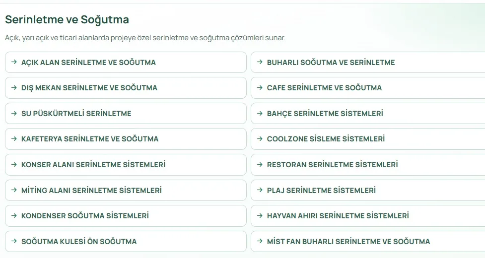 MEGAMİST profesyonel uygulama görseli: Sisleme Galeri