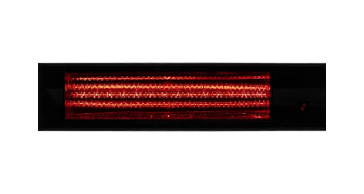 Açık Hava Uzaktan Kumandalı Elektrikli Infrared Isıtıcı GLASS IR-2000
