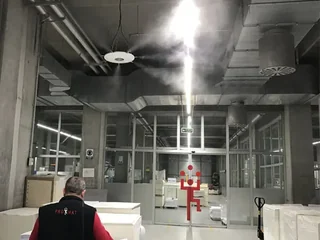 Dijital baskı alanında ortam nemlendirme uygulaması