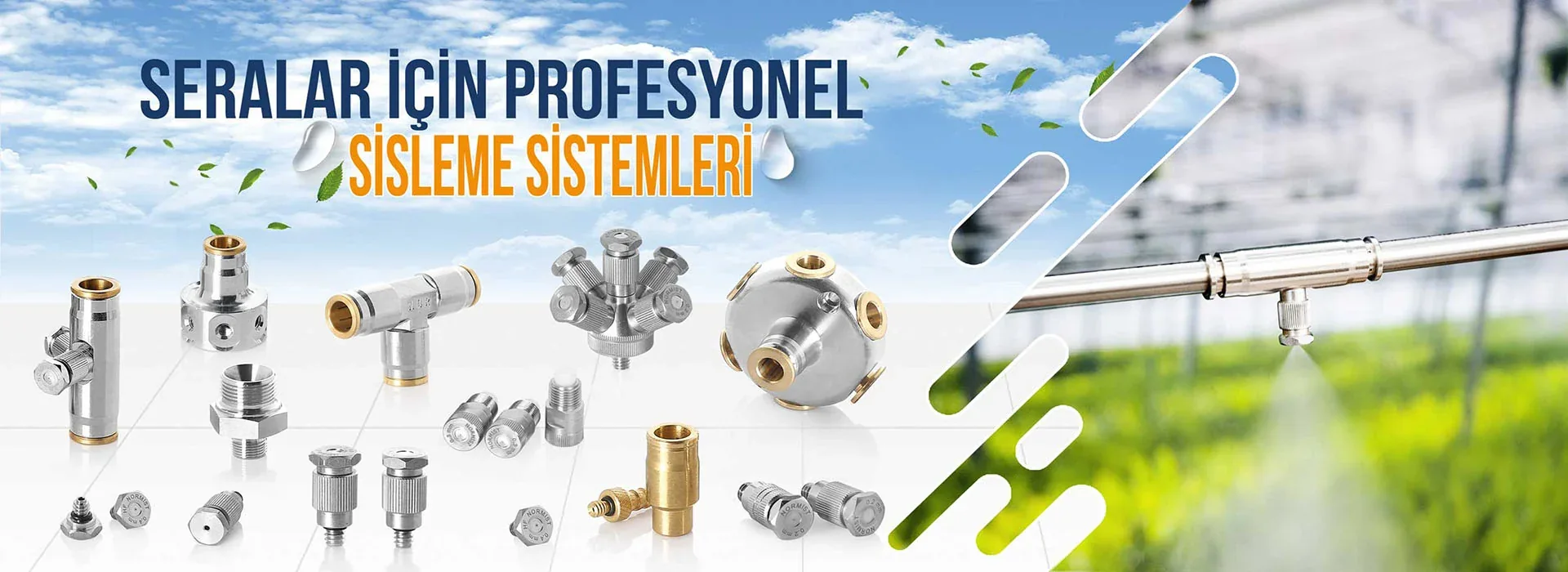 MEGAMİST seralar için profesyonel sisleme sistemleri