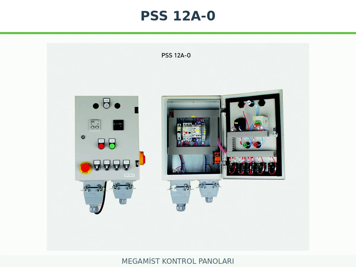 PSS 12A-0 Einphasige Schalttafel PSS 12A-0 Einphasige Schalttafel